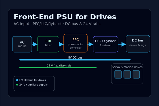 Front-End PSU for Servo & Motion Drives