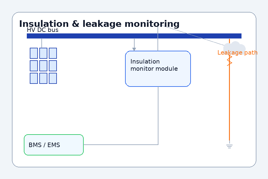 Insulation & Leakage Monitor for ESS Safety