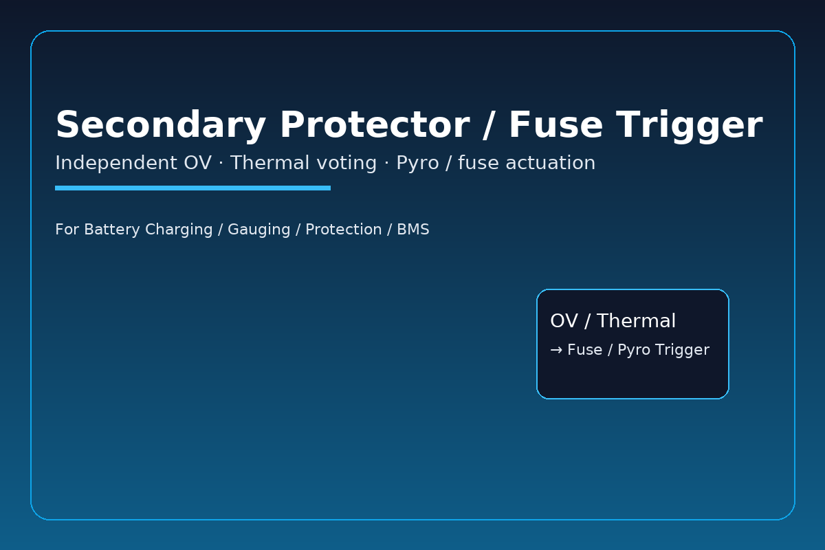 Secondary Battery Protector & Fuse Trigger Guide