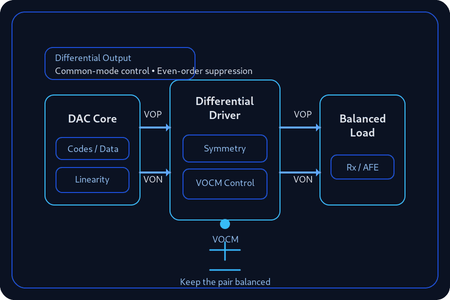 DAC Differential Output: Common-Mode & Distortion Guide