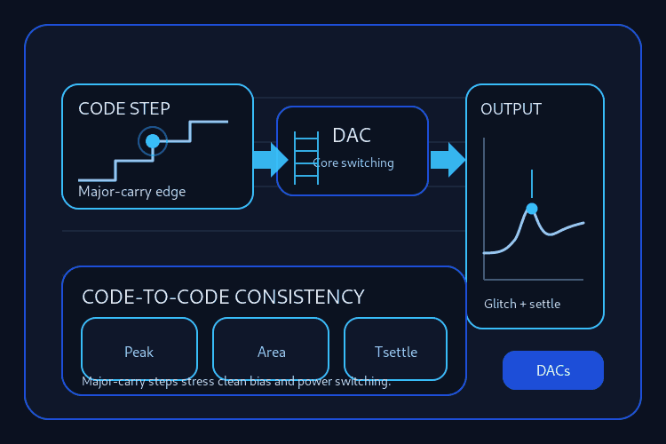 Code-to-Code Consistency & Major Carry in DACs