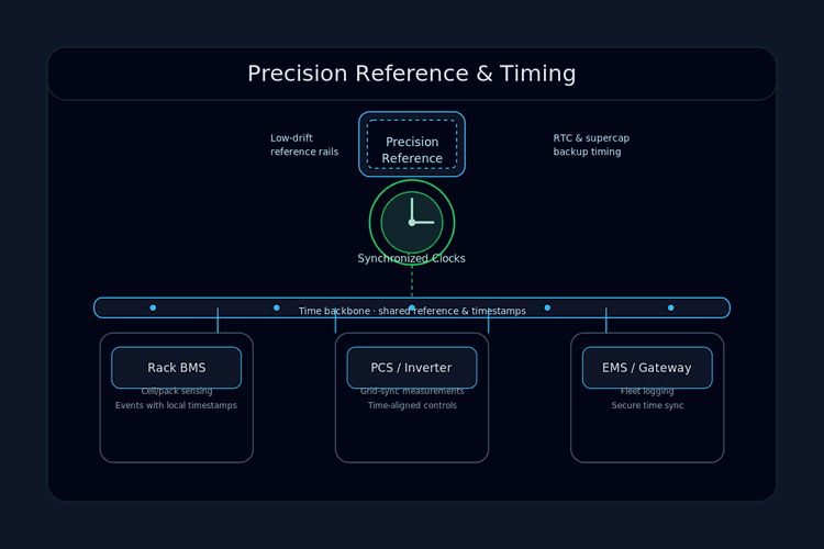 Precision Reference & Timing in Energy Storage Systems