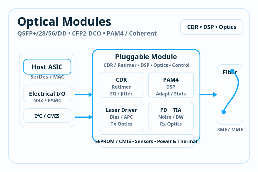Optical Modules: QSFP-DD/QSFP56 & CFP2-DCO Guide
