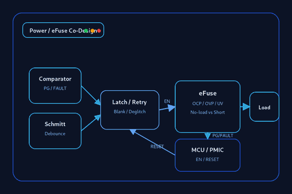 State Machine Retry Power & eFuse Co-Design: PG, Latch, Retry Guide