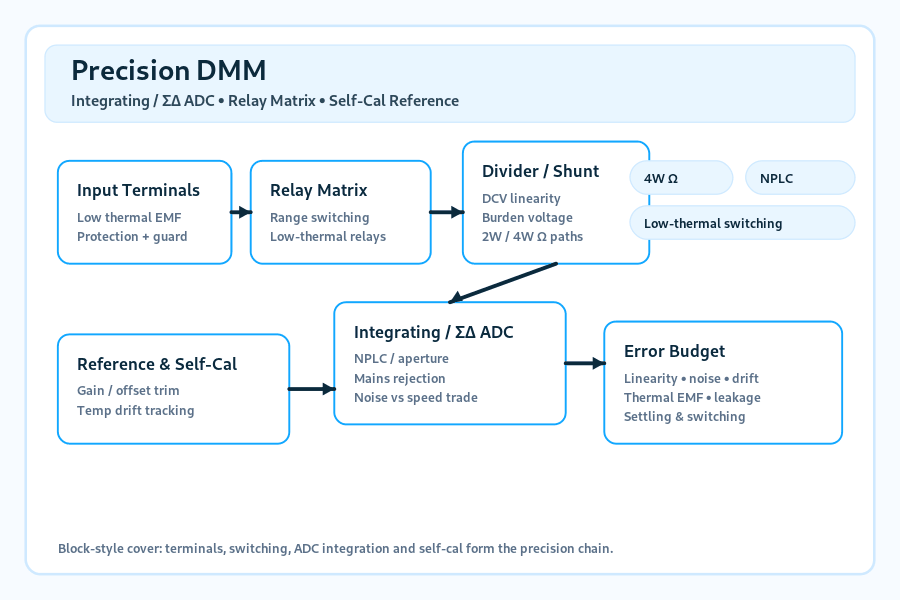 Precision DMM Design: Integrating/ΣΔ ADC & Self-Cal
