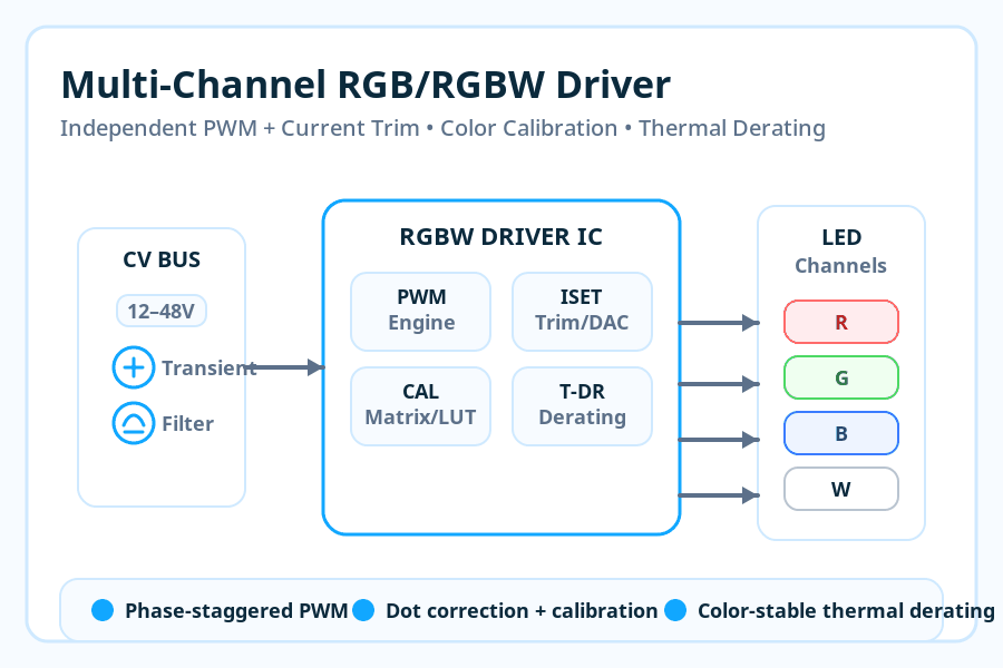 Multi-Channel RGB/RGBW LED Driver Design Guide