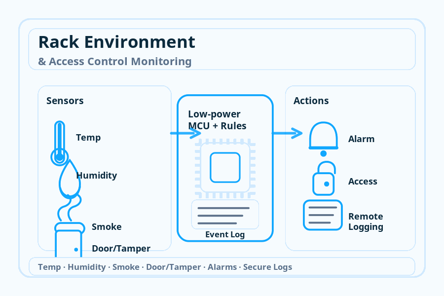 Rack Environment & Access Control Monitoring Guide