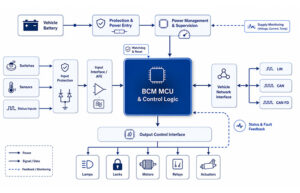 BCM Architecture and Body Control Module Block Diagram